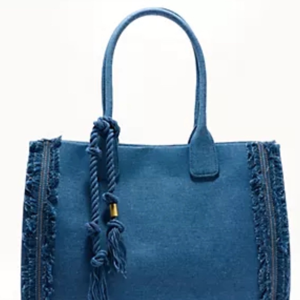 Vince Camuto Orla denim tote!!!! So cute in time for Spring   NWOT